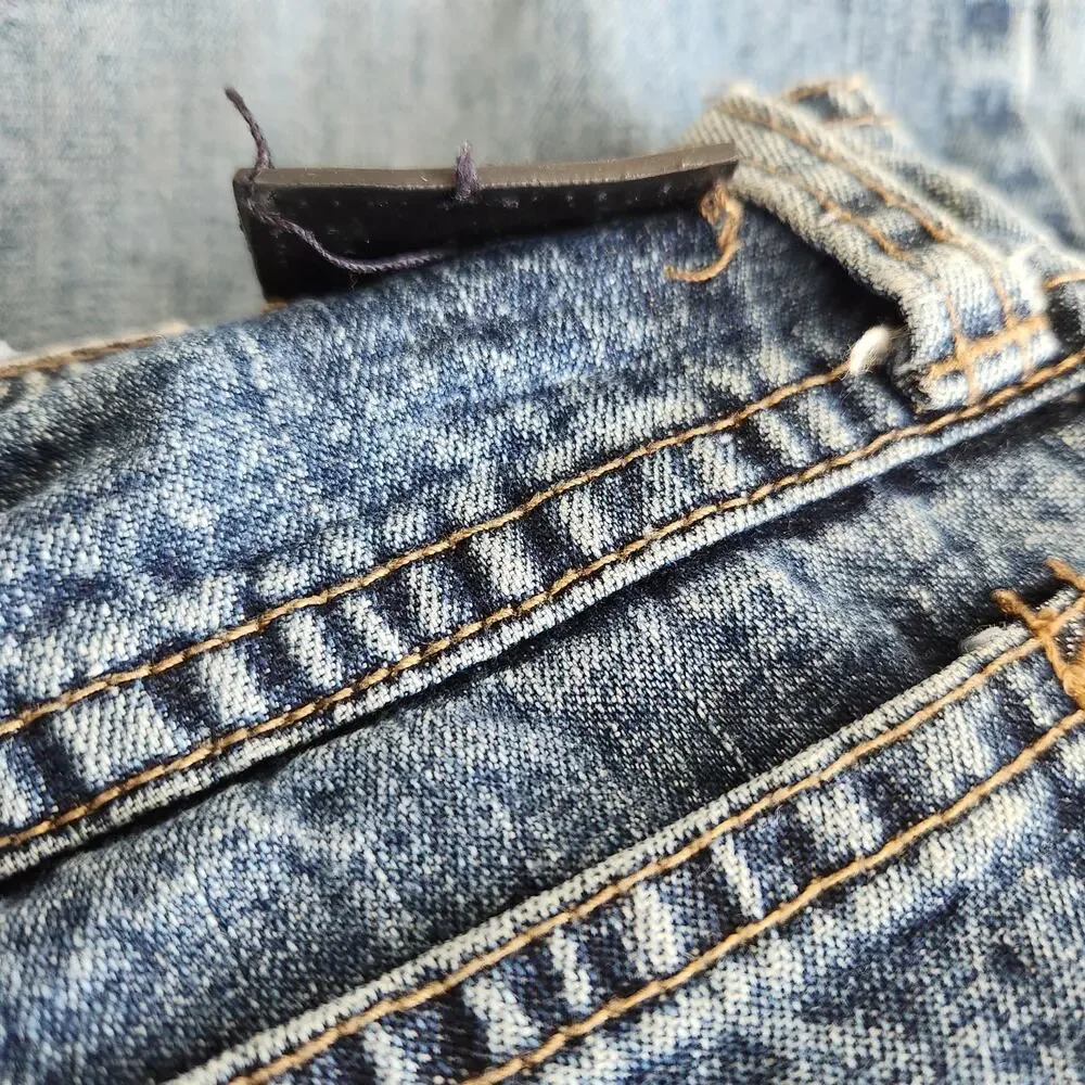 Y2K Mudd Low Rise Flare Jeans Blue Denim Vintage 2000s Mall Brand Bratz 6 - Picture 13 of 14